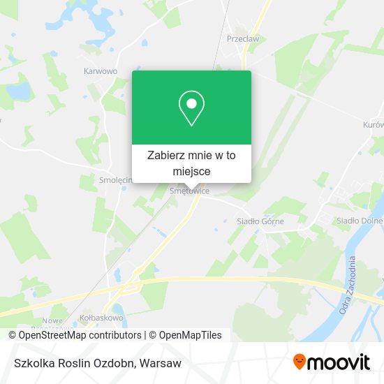 Mapa Szkolka Roslin Ozdobn