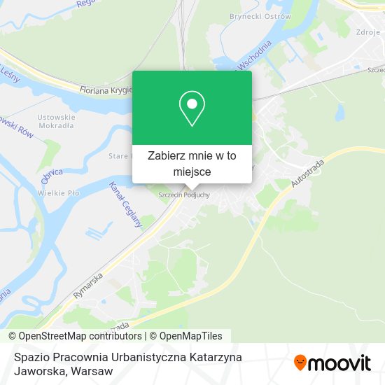 Mapa Spazio Pracownia Urbanistyczna Katarzyna Jaworska