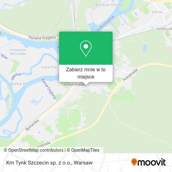 Mapa Km Tynk Szczecin sp. z o.o.