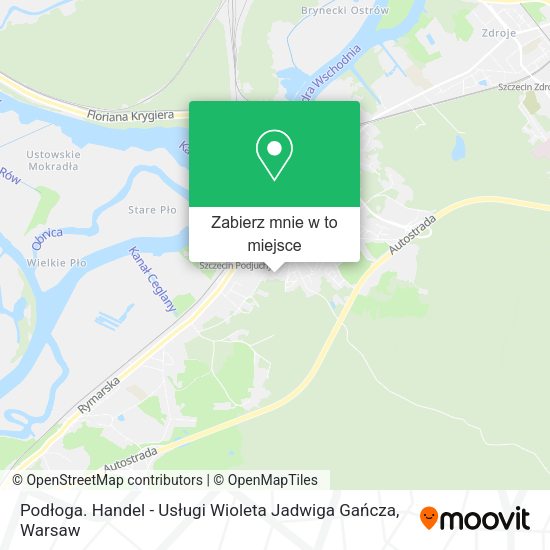 Mapa Podłoga. Handel - Usługi Wioleta Jadwiga Gańcza