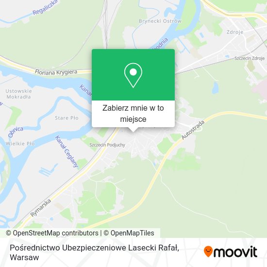 Mapa Pośrednictwo Ubezpieczeniowe Lasecki Rafał