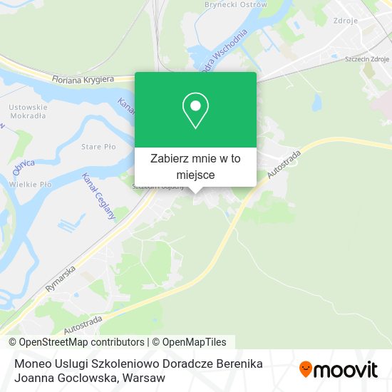 Mapa Moneo Uslugi Szkoleniowo Doradcze Berenika Joanna Goclowska