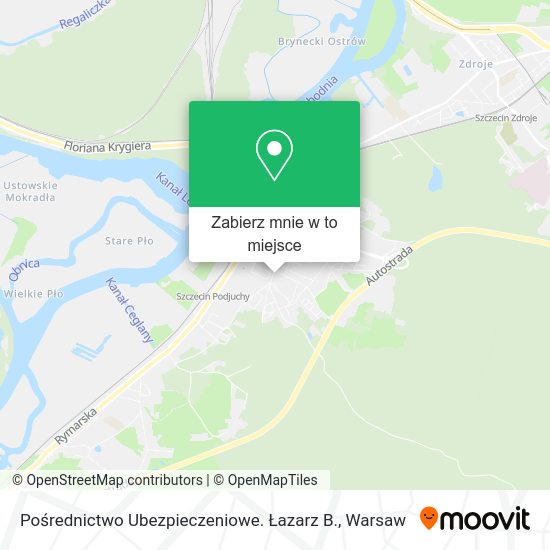 Mapa Pośrednictwo Ubezpieczeniowe. Łazarz B.