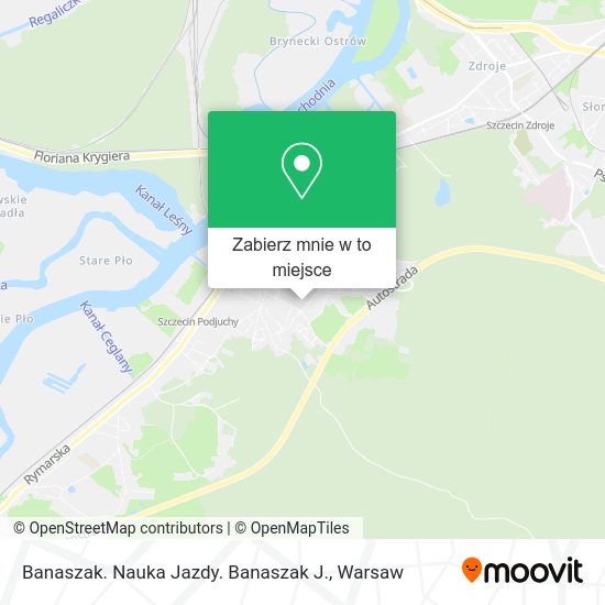 Mapa Banaszak. Nauka Jazdy. Banaszak J.