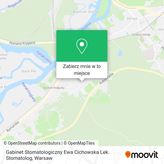 Mapa Gabinet Stomatologiczny Ewa Cichowska Lek. Stomatolog