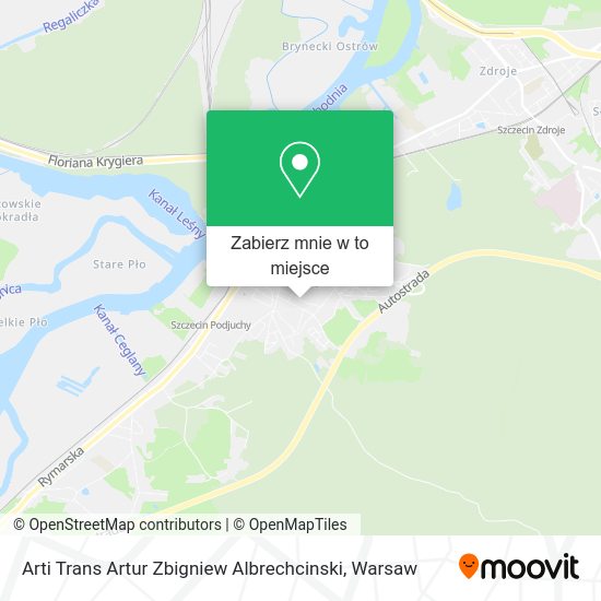 Mapa Arti Trans Artur Zbigniew Albrechcinski