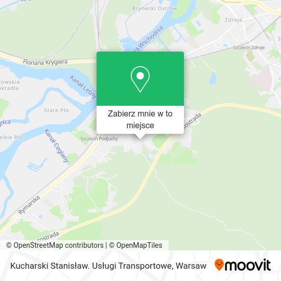 Mapa Kucharski Stanisław. Usługi Transportowe