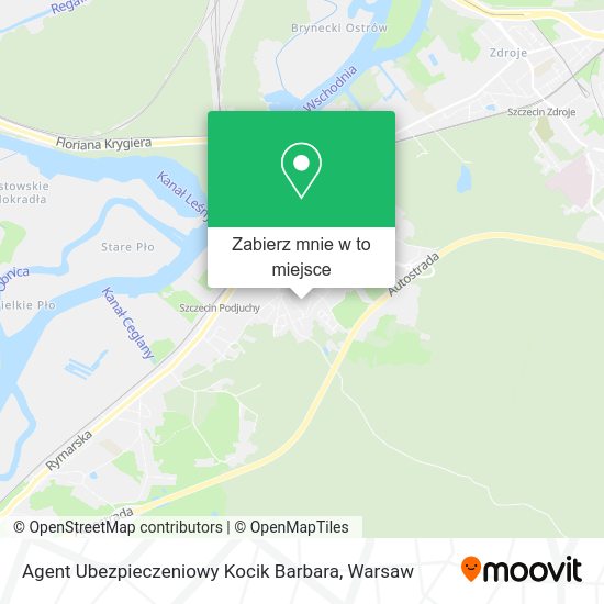 Mapa Agent Ubezpieczeniowy Kocik Barbara