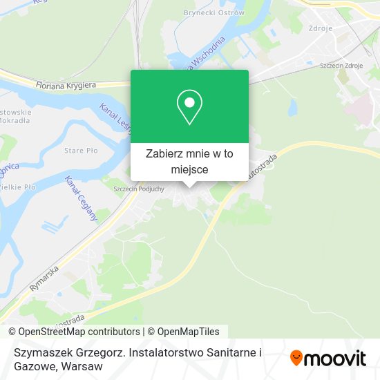 Mapa Szymaszek Grzegorz. Instalatorstwo Sanitarne i Gazowe