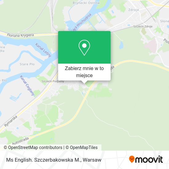 Mapa Ms English. Szczerbakowska M.