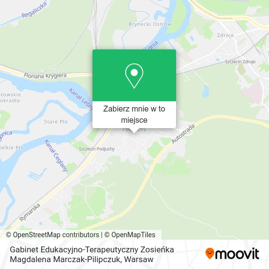 Mapa Gabinet Edukacyjno-Terapeutyczny Zosieńka Magdalena Marczak-Pilipczuk