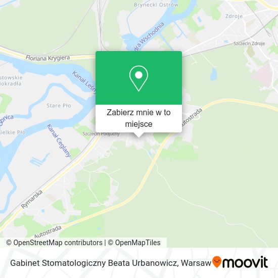 Mapa Gabinet Stomatologiczny Beata Urbanowicz