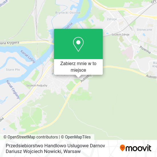 Mapa Przedsiebiorstwo Handlowo Uslugowe Darnov Dariusz Wojciech Nowicki