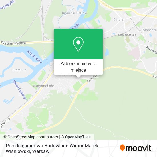 Mapa Przedsiębiorstwo Budowlane Wimor Marek Wiśniewski