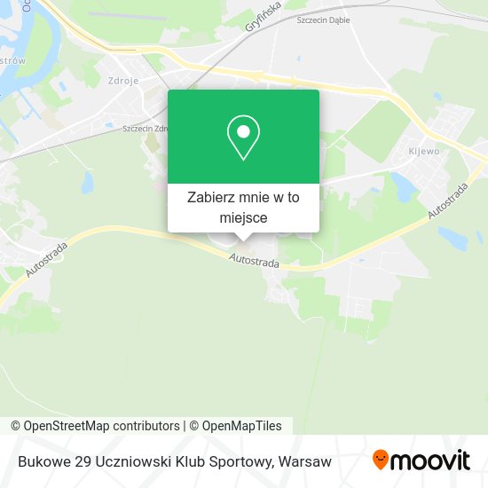 Mapa Bukowe 29 Uczniowski Klub Sportowy