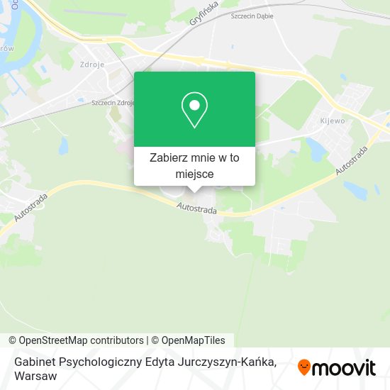 Mapa Gabinet Psychologiczny Edyta Jurczyszyn-Kańka