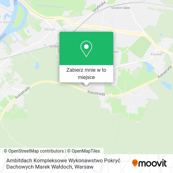 Mapa Ambitdach Kompleksowe Wykonawstwo Pokryć Dachowych Marek Wałdoch