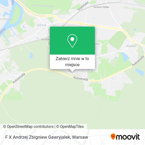 Mapa F X Andrzej Zbigniew Gawryjałek