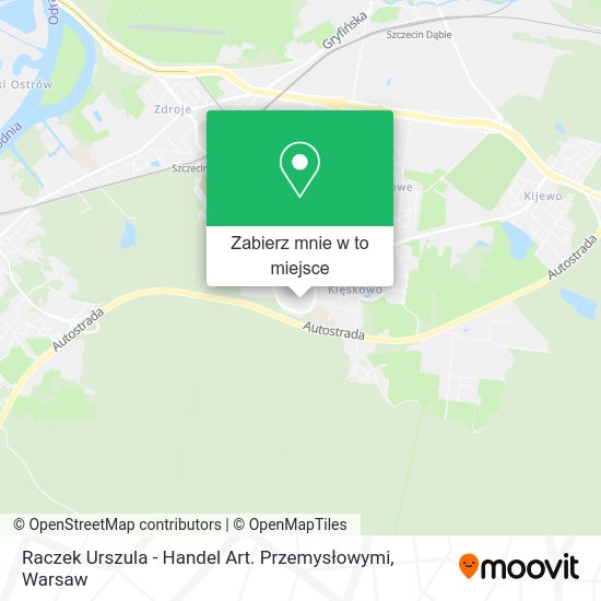 Mapa Raczek Urszula - Handel Art. Przemysłowymi