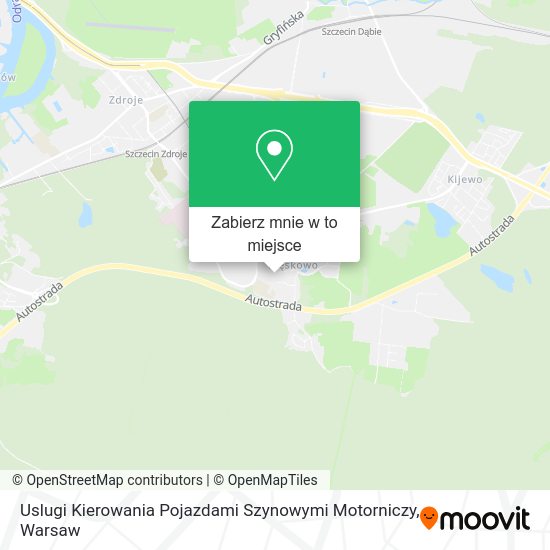 Mapa Uslugi Kierowania Pojazdami Szynowymi Motorniczy