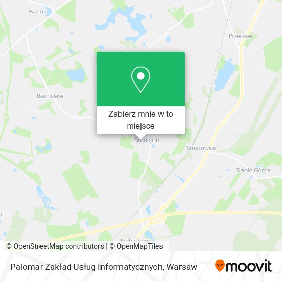 Mapa Palomar Zakład Usług Informatycznych