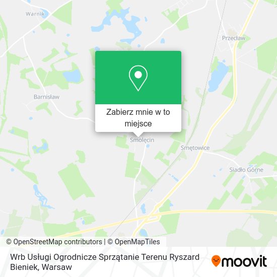 Mapa Wrb Usługi Ogrodnicze Sprzątanie Terenu Ryszard Bieniek
