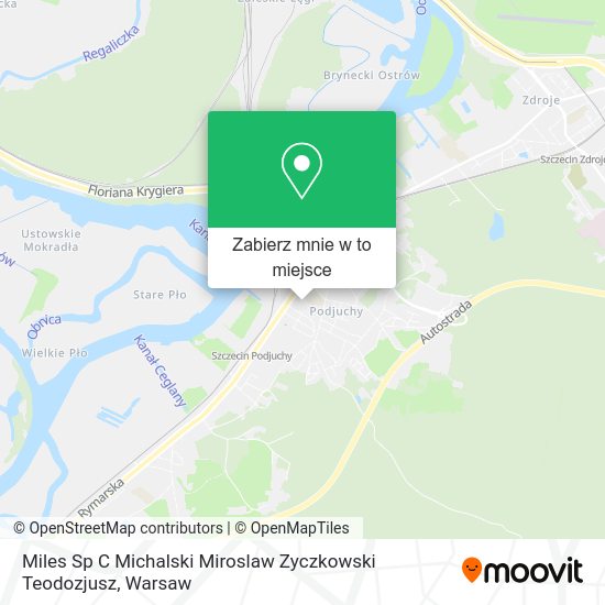 Mapa Miles Sp C Michalski Miroslaw Zyczkowski Teodozjusz