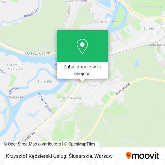 Mapa Krzysztof Kędzierski Usługi Ślusarskie