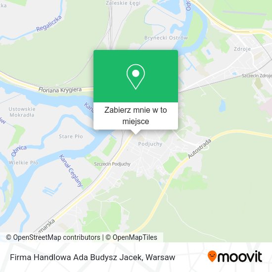 Mapa Firma Handlowa Ada Budysz Jacek