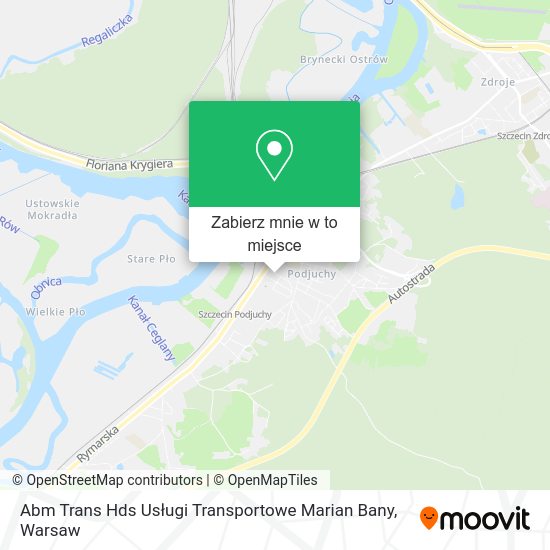 Mapa Abm Trans Hds Usługi Transportowe Marian Bany