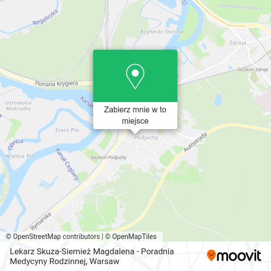 Mapa Lekarz Skuza-Siemież Magdalena - Poradnia Medycyny Rodzinnej