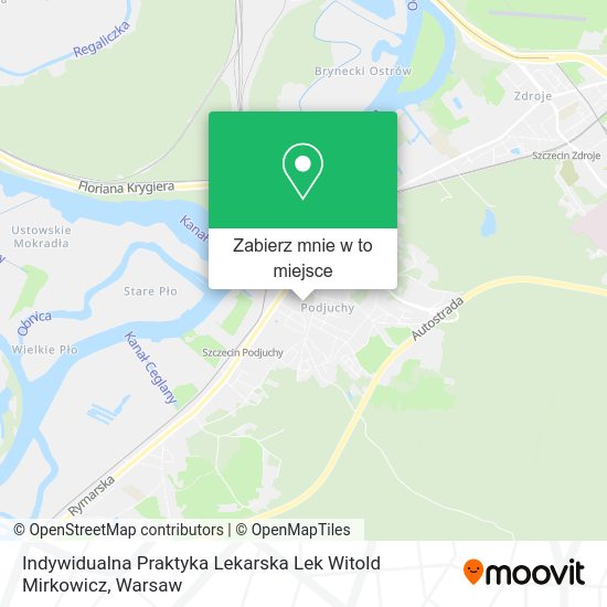 Mapa Indywidualna Praktyka Lekarska Lek Witold Mirkowicz