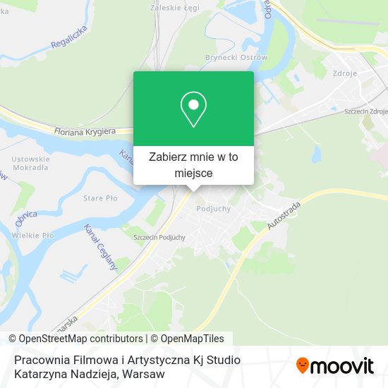 Mapa Pracownia Filmowa i Artystyczna Kj Studio Katarzyna Nadzieja