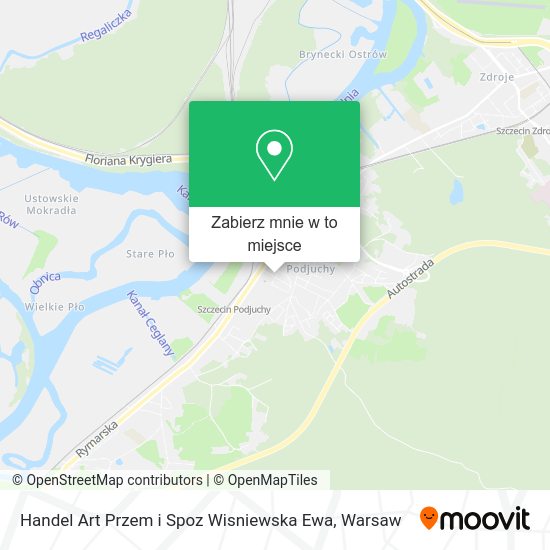 Mapa Handel Art Przem i Spoz Wisniewska Ewa