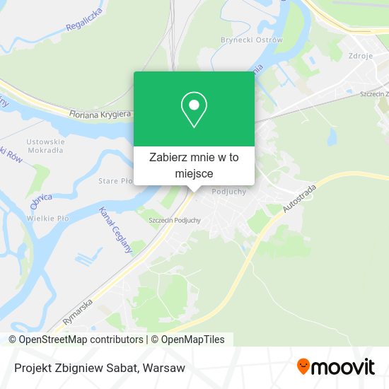 Mapa Projekt Zbigniew Sabat