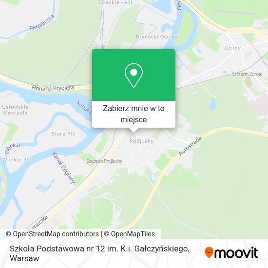 Mapa Szkoła Podstawowa nr 12 im. K.i. Gałczyńskiego