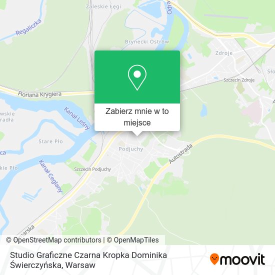 Mapa Studio Graficzne Czarna Kropka Dominika Świerczyńska