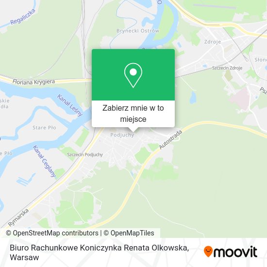 Mapa Biuro Rachunkowe Koniczynka Renata Olkowska