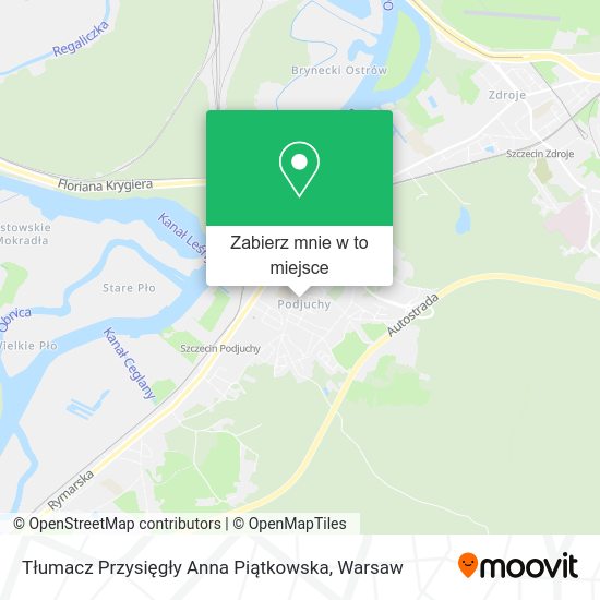 Mapa Tłumacz Przysięgły Anna Piątkowska