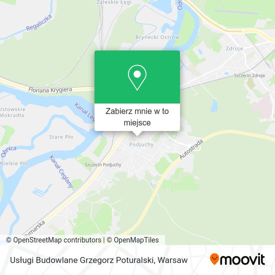 Mapa Usługi Budowlane Grzegorz Poturalski