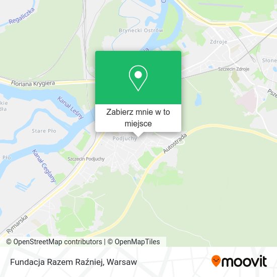 Mapa Fundacja Razem Raźniej