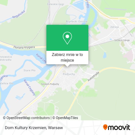 Mapa Dom Kultury Krzemien