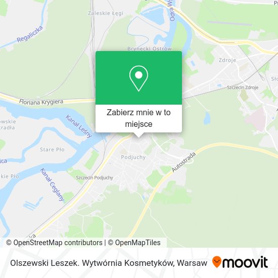 Mapa Olszewski Leszek. Wytwórnia Kosmetyków