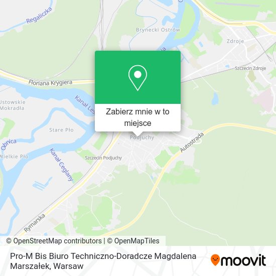 Mapa Pro-M Bis Biuro Techniczno-Doradcze Magdalena Marszałek