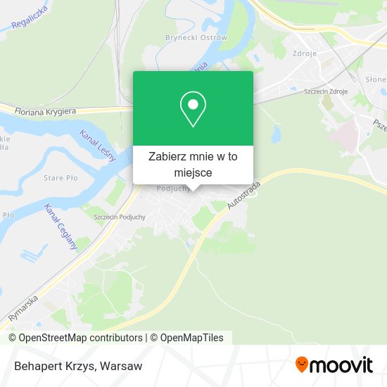 Mapa Behapert Krzys