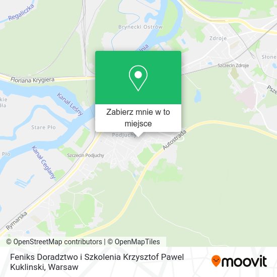 Mapa Feniks Doradztwo i Szkolenia Krzysztof Pawel Kuklinski