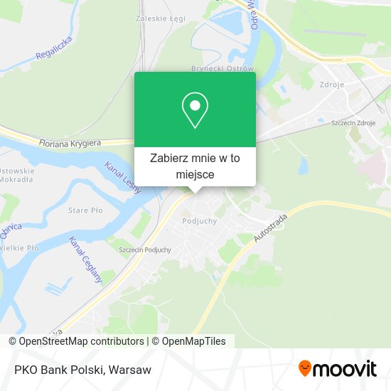 Mapa PKO Bank Polski