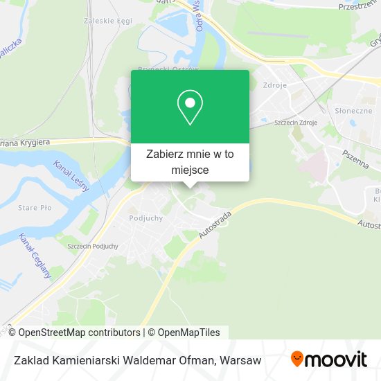 Mapa Zaklad Kamieniarski Waldemar Ofman