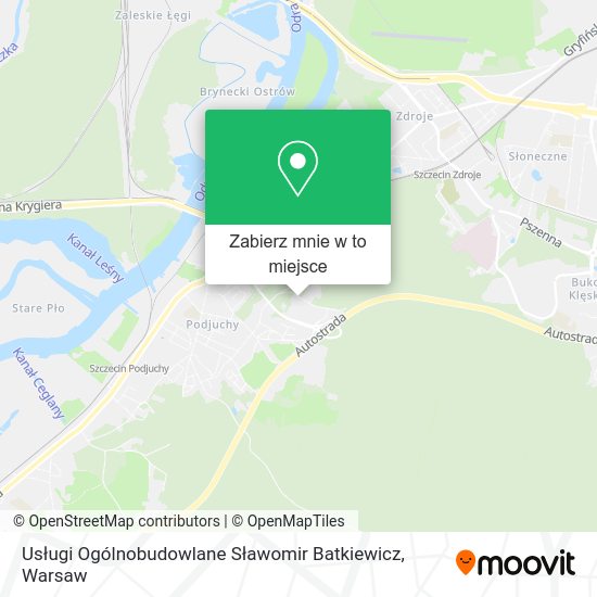 Mapa Usługi Ogólnobudowlane Sławomir Batkiewicz