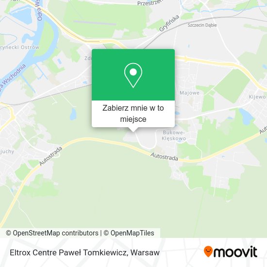 Mapa Eltrox Centre Paweł Tomkiewicz